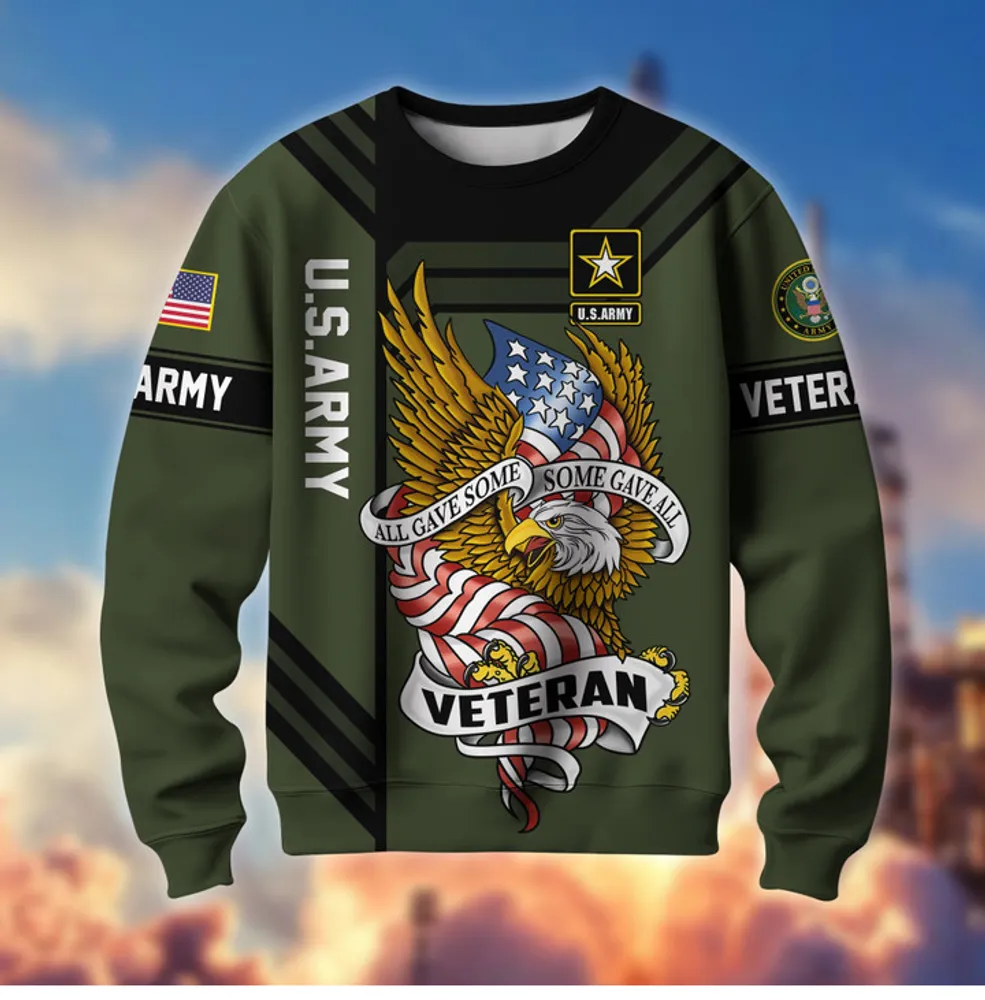 Premium All Gave Some Some Gave All US Veteran Sweatshirt