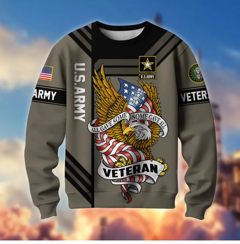 Premium All Gave Some Some Gave All US Veteran Sweatshirt