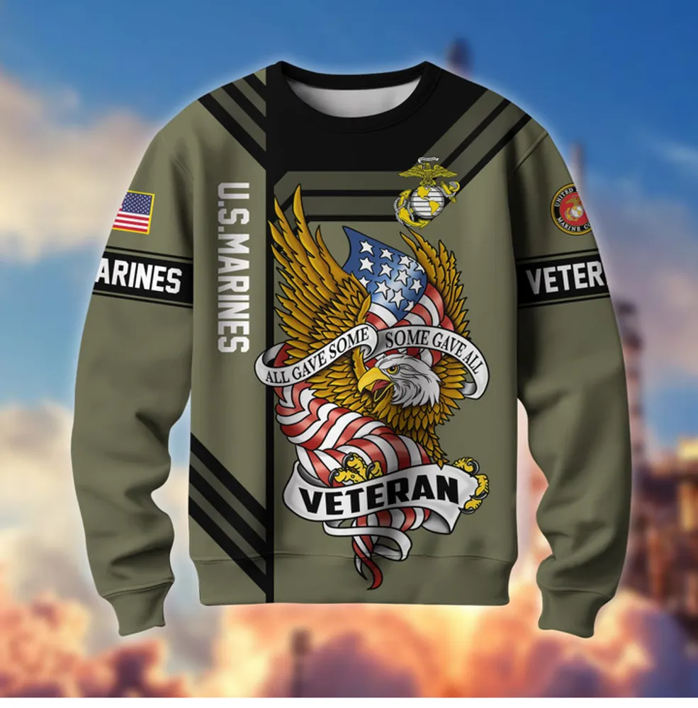 Premium All Gave Some Some Gave All US Veteran Sweatshirt