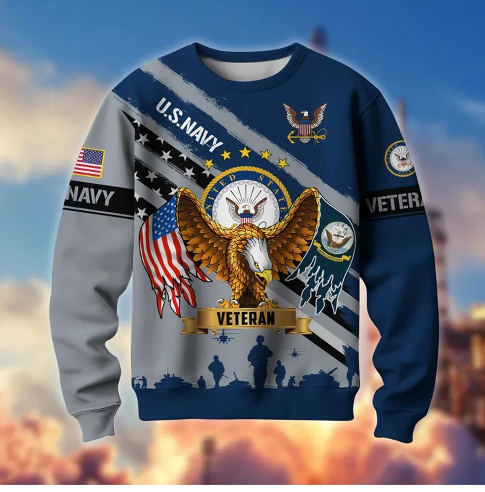 Premium Multiservice US Veteran Sweatshirt