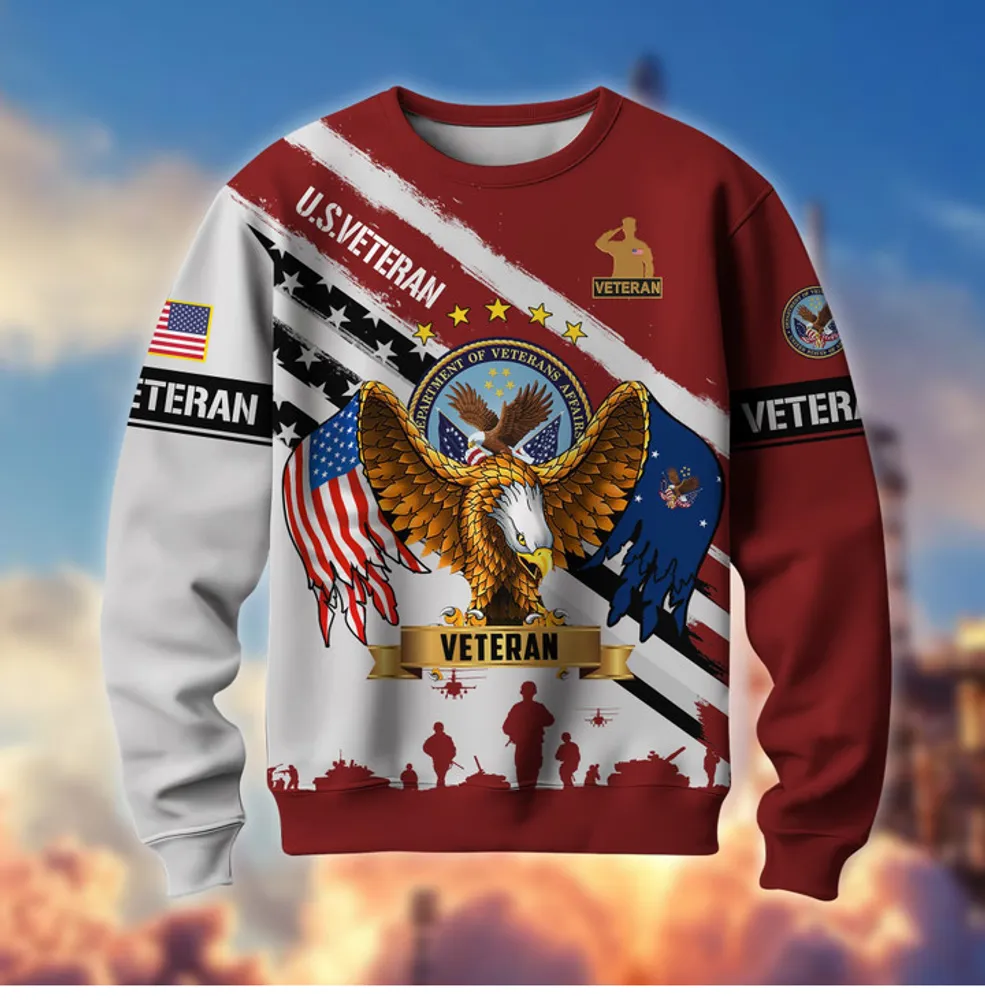 Premium Multiservice US Veteran Sweatshirt