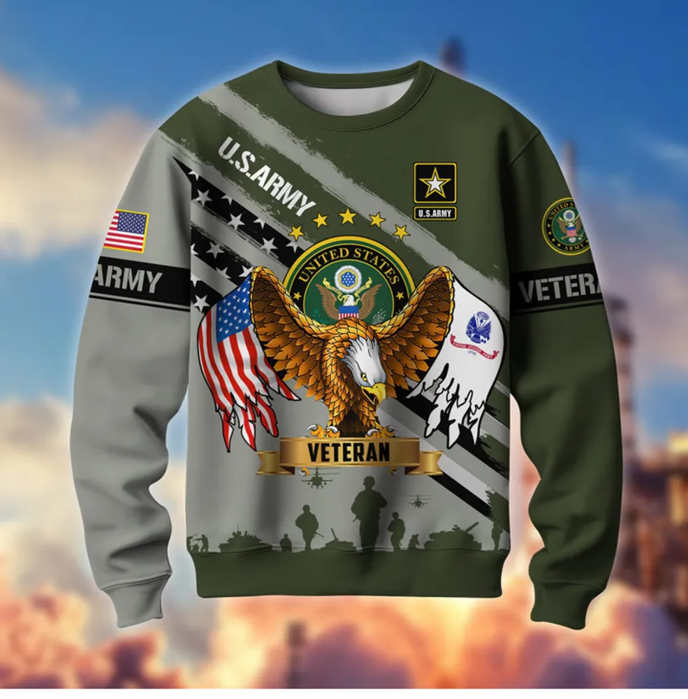 Premium Multiservice US Veteran Sweatshirt