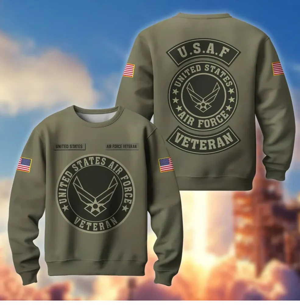 Premium Proudly Served US Veteran Sweatshirt