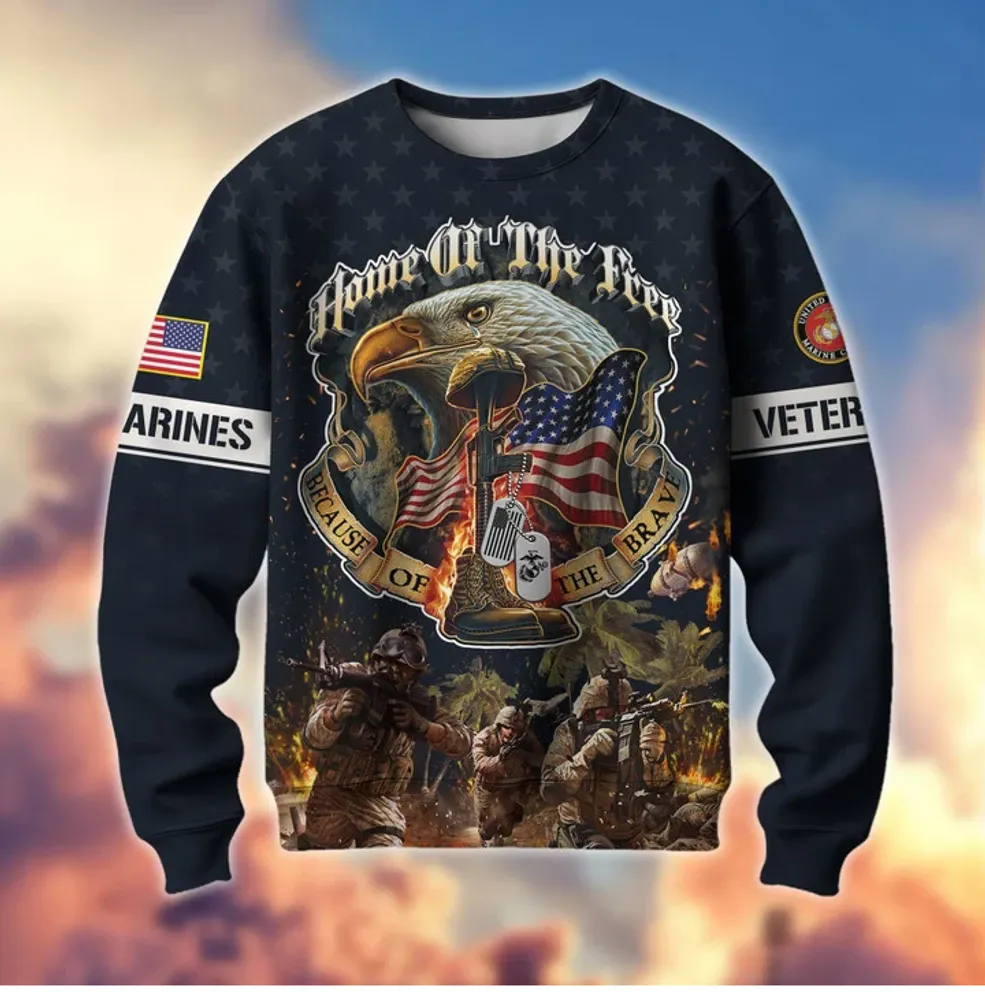 Premium Home Of The Free US Veteran Sweatshirt