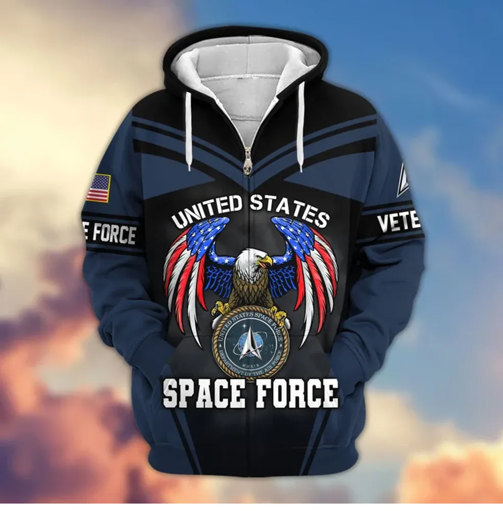 Premium US Veterans Zip Hoodie,Gifts For US Veterans, Gifts For Veterans Day, Gifts For Father's Day