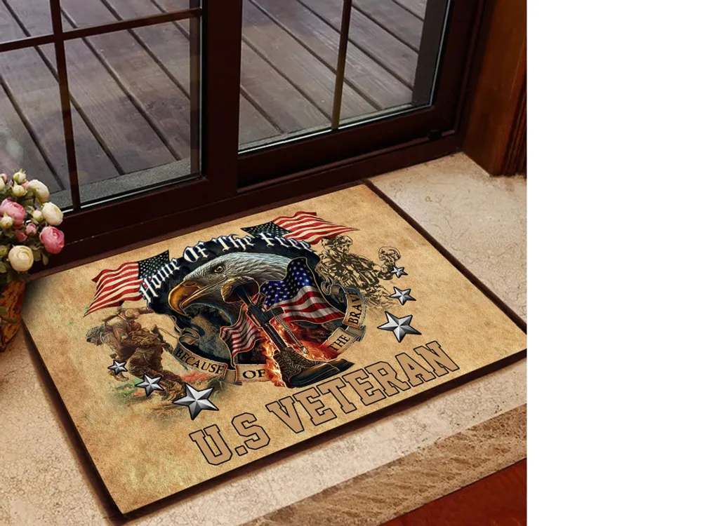 Premium Home Of The Free Because Of The Brave Doormat