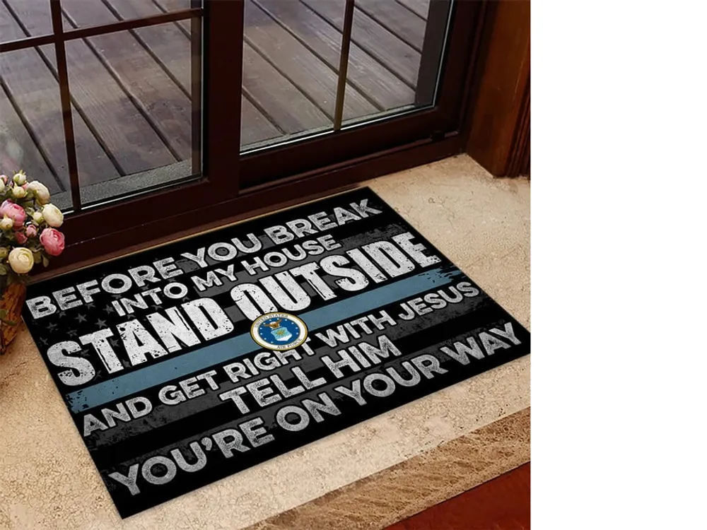 Premium Unique U.S Veteran Door Mat Ultra Soft