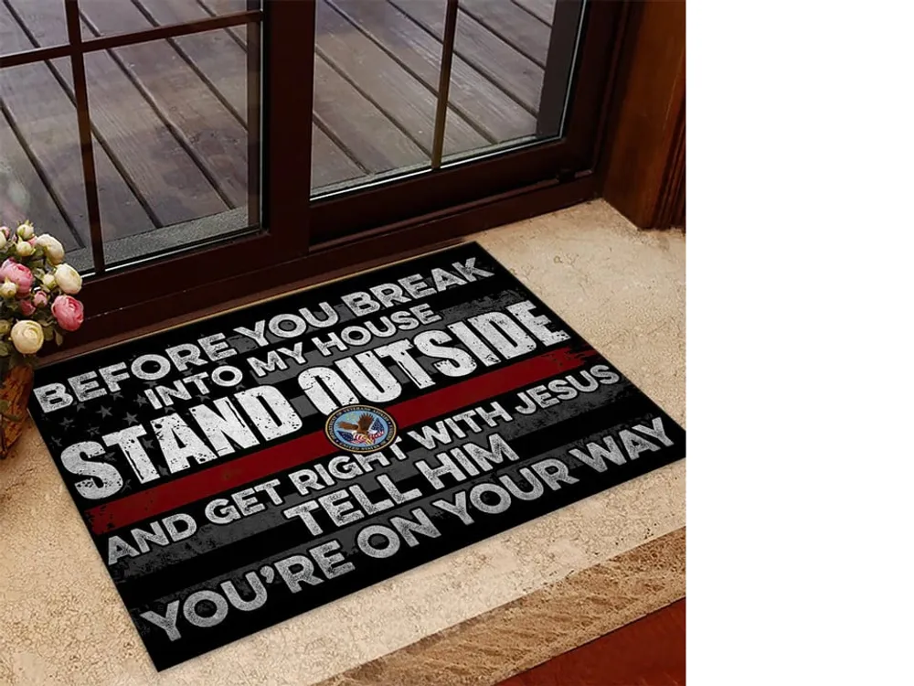 Premium Unique U.S Veteran Door Mat Ultra Soft