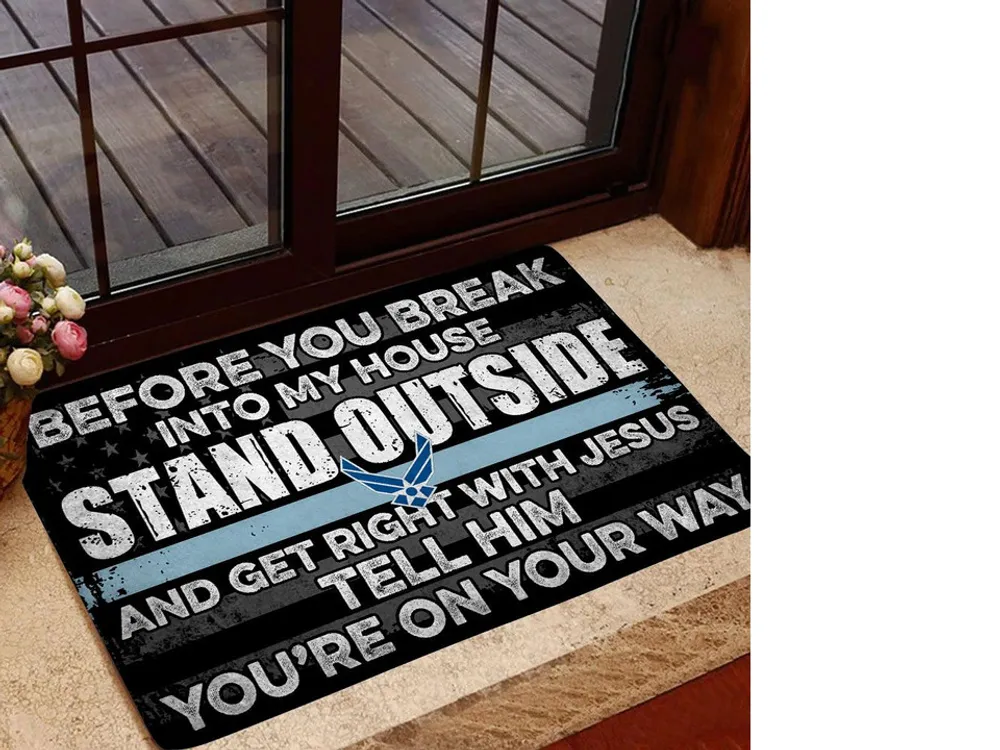 Premium Unique U.S Air Force Door Mat Ultra Soft