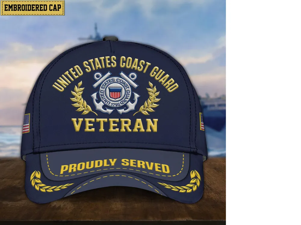 Premium US Veterans Embroidered Cap, Hat Gift For Dad, For Husband Veteran