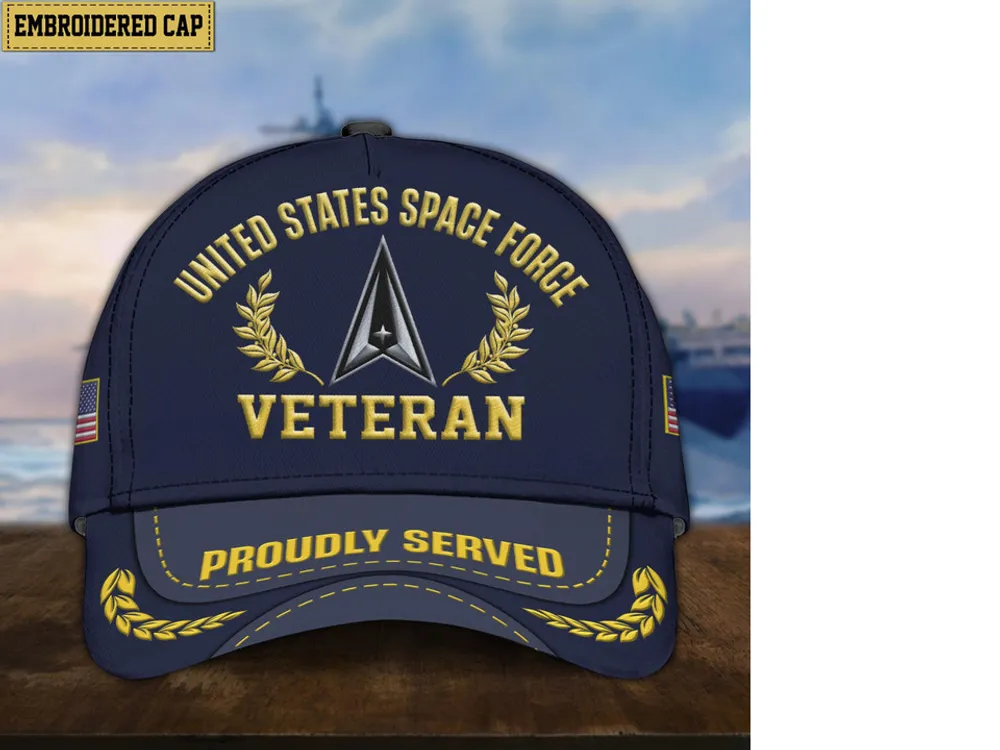 Premium US Veterans Embroidered Cap, Hat Gift For Dad, For Husband Veteran