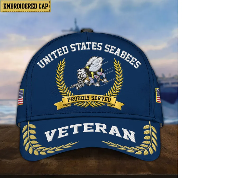 Premium US Veterans Embroidered Cap, Gift For Army Veteran, Navy Veteran, Marine Veteran, Air Force Veteran, Coast Guard Veteran, Vietnam Veteran