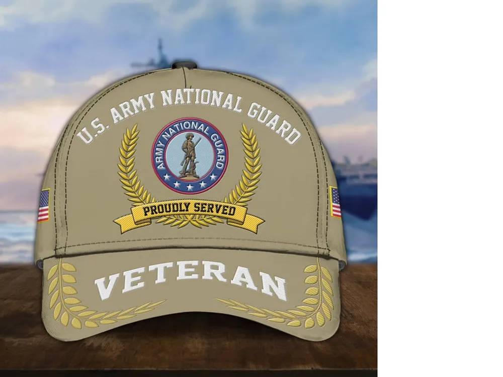 Premium US Veterans Embroidered Cap, Gift For Army Veteran, Navy Veteran, Marine Veteran, Air Force Veteran, Coast Guard Veteran, Vietnam Veteran