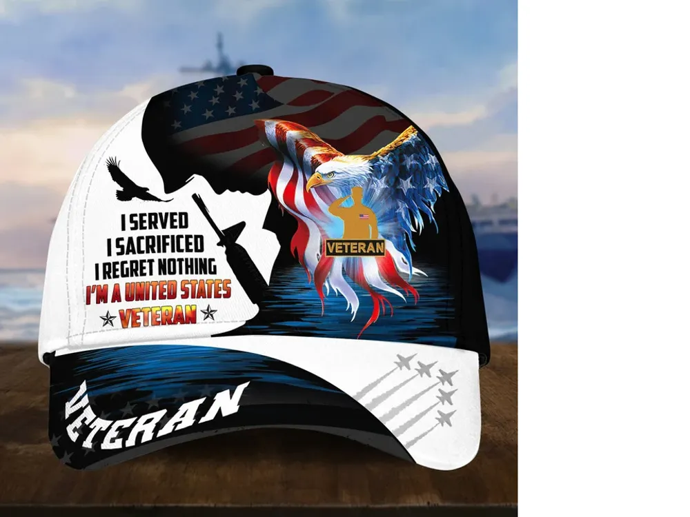 Premium I Served I Sacrificed I Regret Nothing I Am A US Veteran Cap