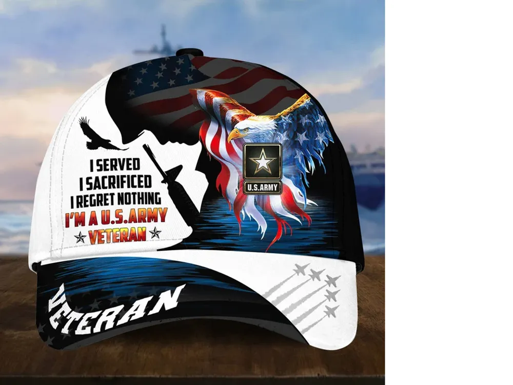 Premium I Served I Sacrificed I Regret Nothing I Am A US Veteran Cap