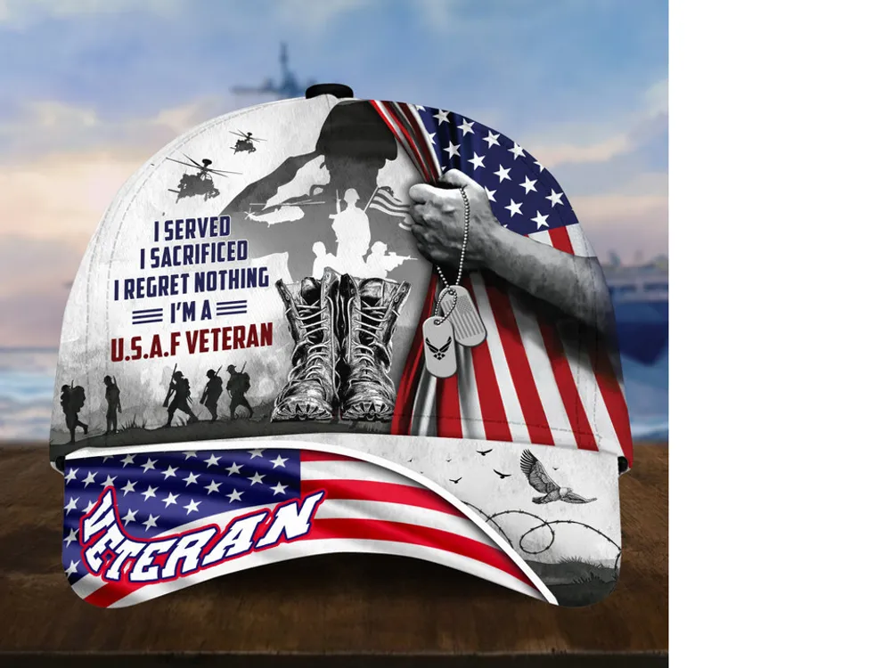 Premium I Served I Sacrificed I Regret Nothing I Am A US Veteran Cap