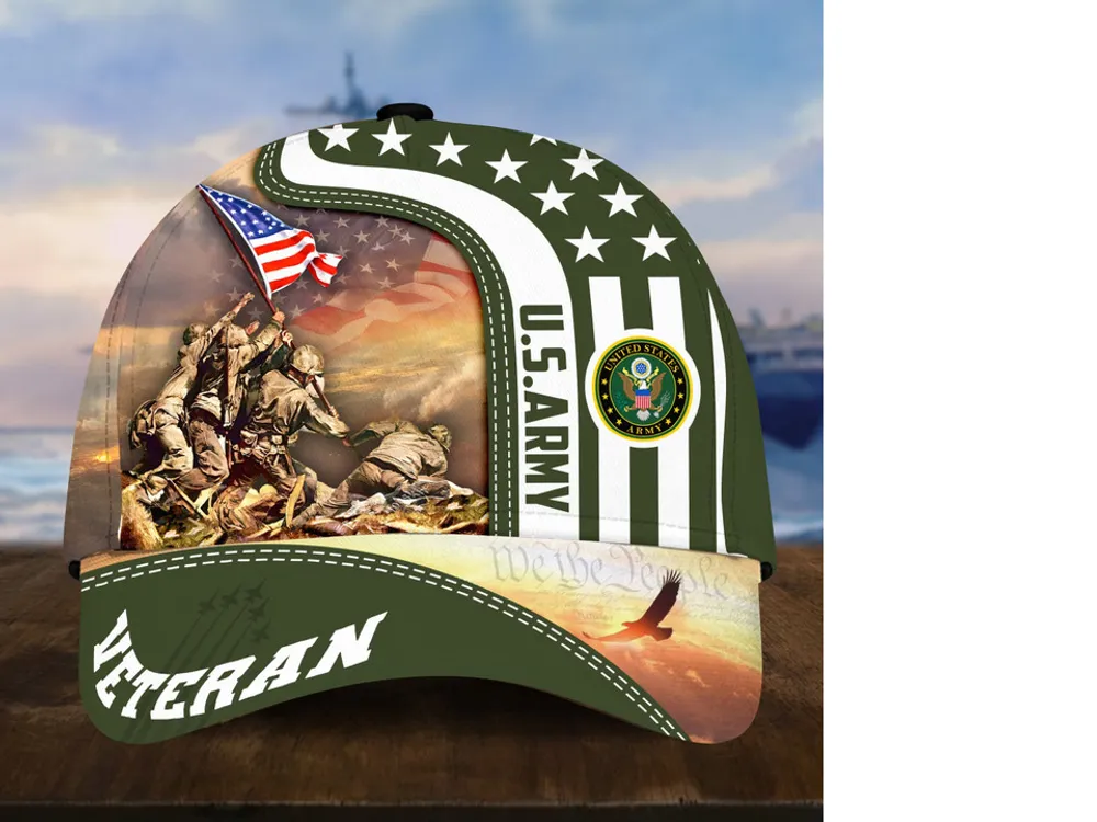 Premium Honoring All Who Served US Veterans Cap