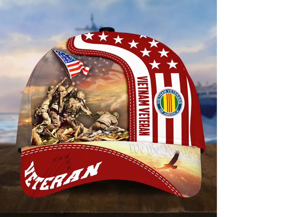 Premium Honoring All Who Served US Veterans Cap