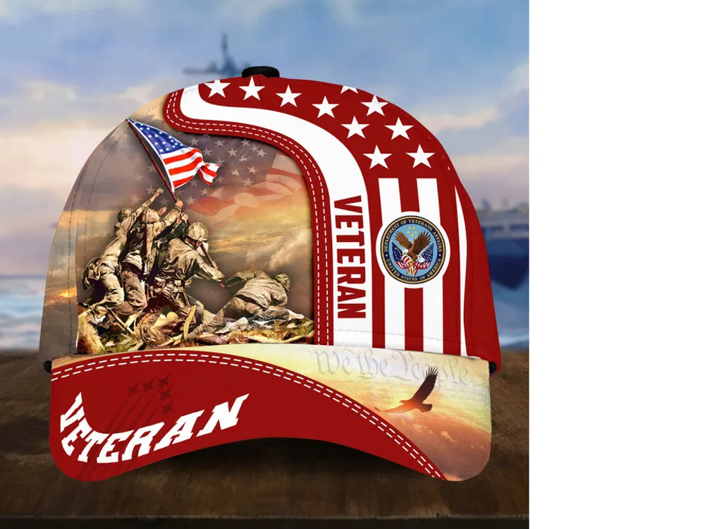 Premium Honoring All Who Served US Veterans Cap