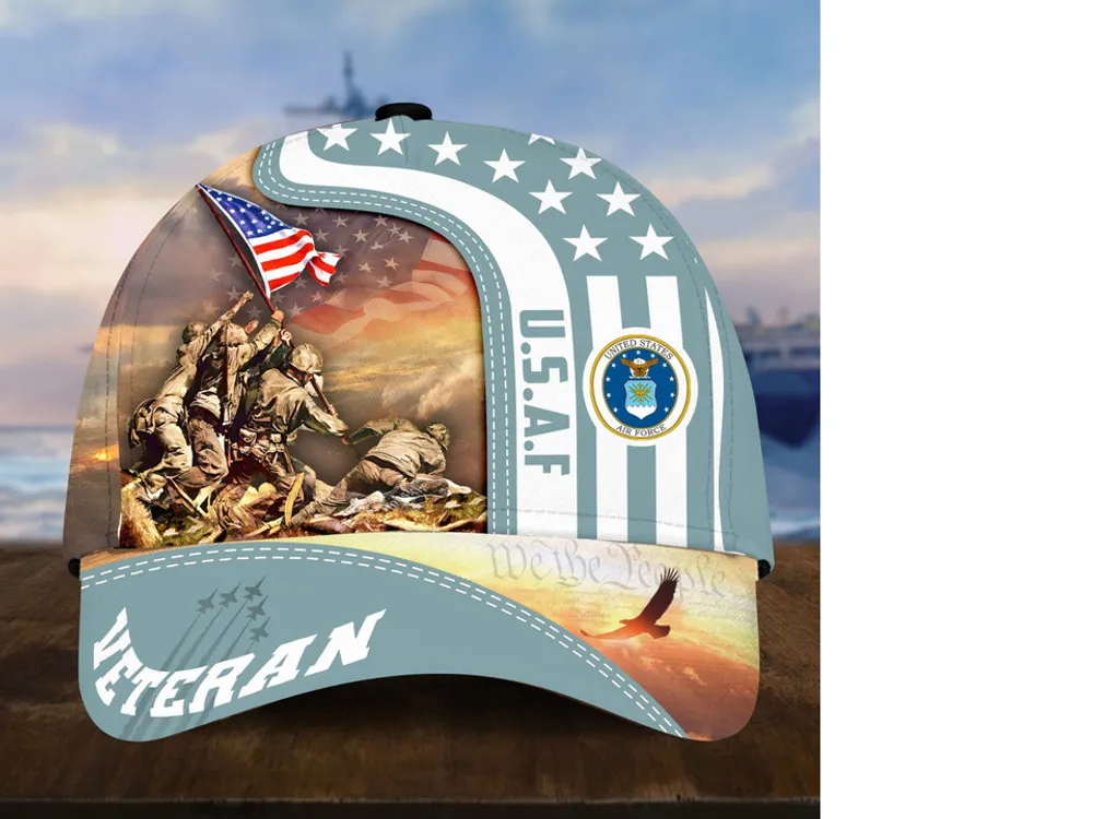 Premium Honoring All Who Served US Veterans Cap