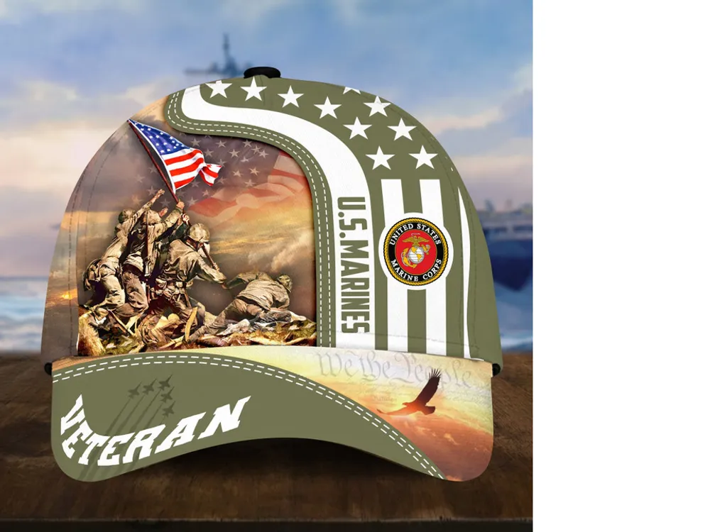 Premium Honoring All Who Served US Veterans Cap