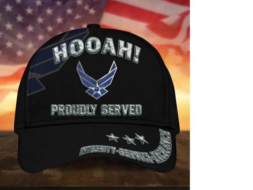 Premium HOOAH! US Veteran Cap