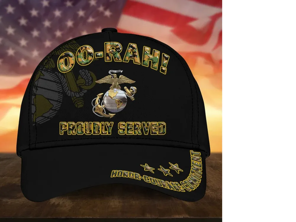 Premium HOOAH! US Veteran Cap