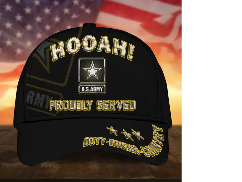 Premium HOOAH! US Veteran Cap