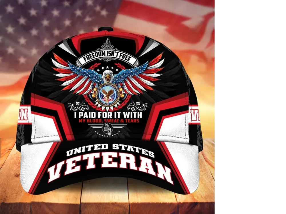 Premium Freedom Is Not Free US Veteran Cap