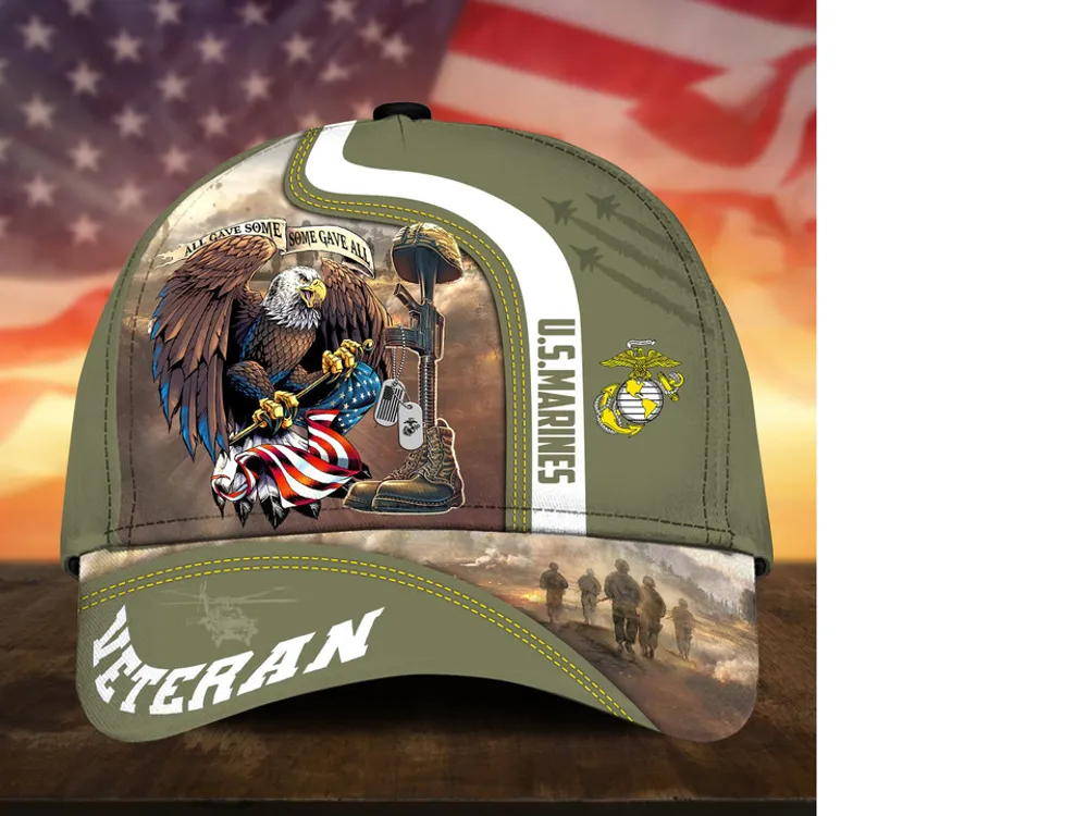 Premium All Gave Some Some Gave All US Veteran Cap