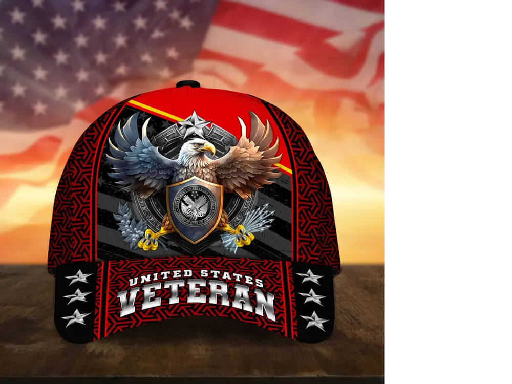 Premium Eagle US Veteran Cap