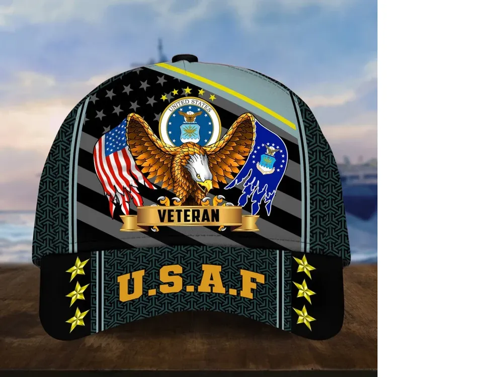 Premium Eagle US Veterans Cap