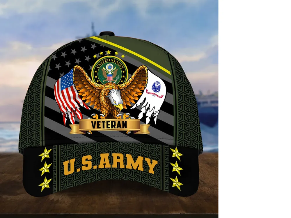 Premium Eagle US Veterans Cap