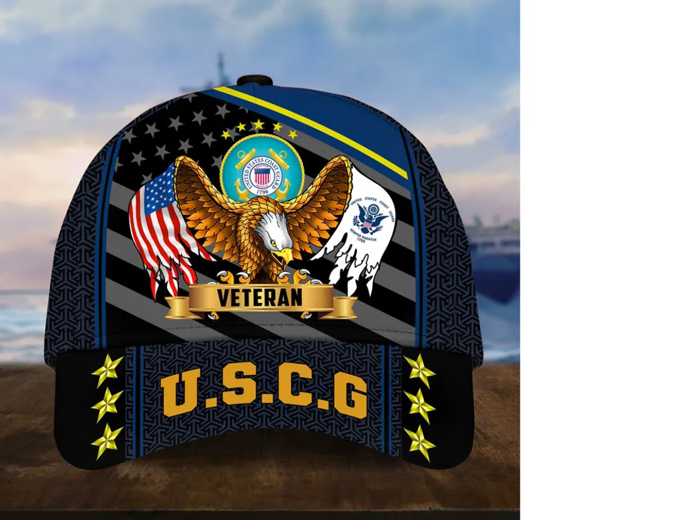 Premium Eagle US Veterans Cap