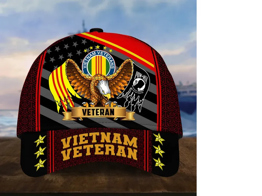 Premium Eagle US Veterans Cap