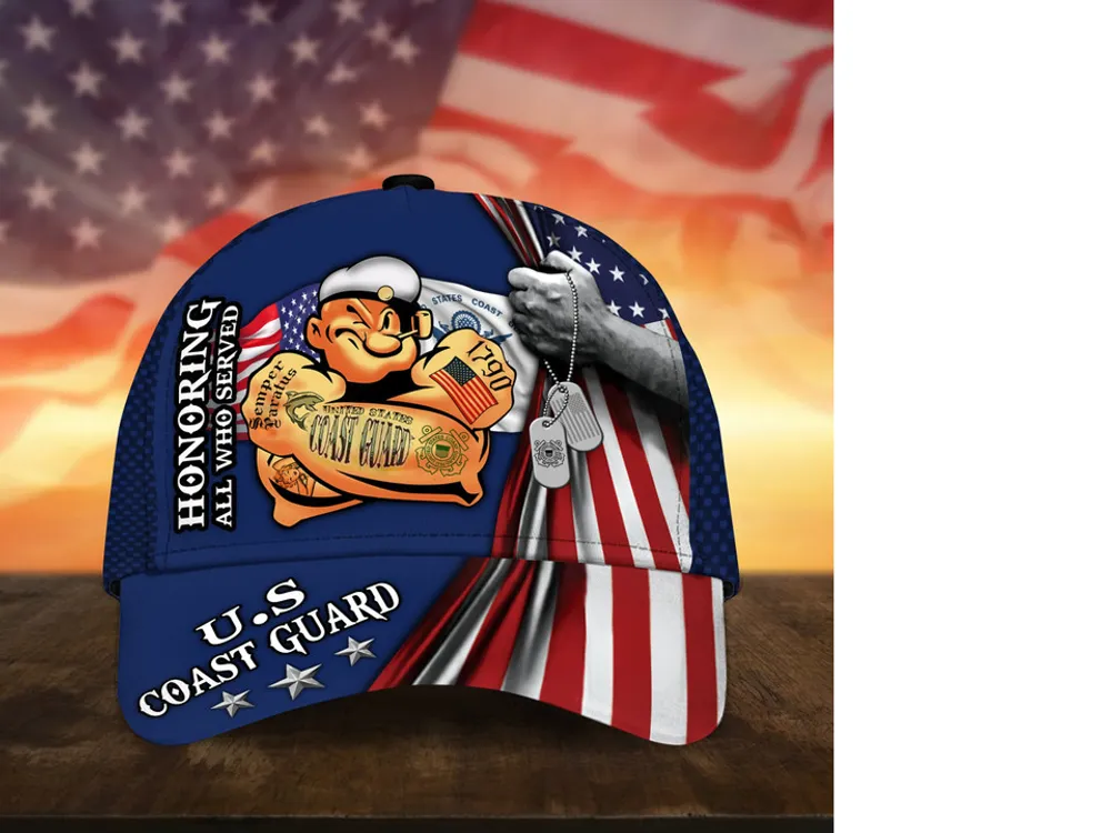 Premium Honoring All Who Served US Veteran Cap