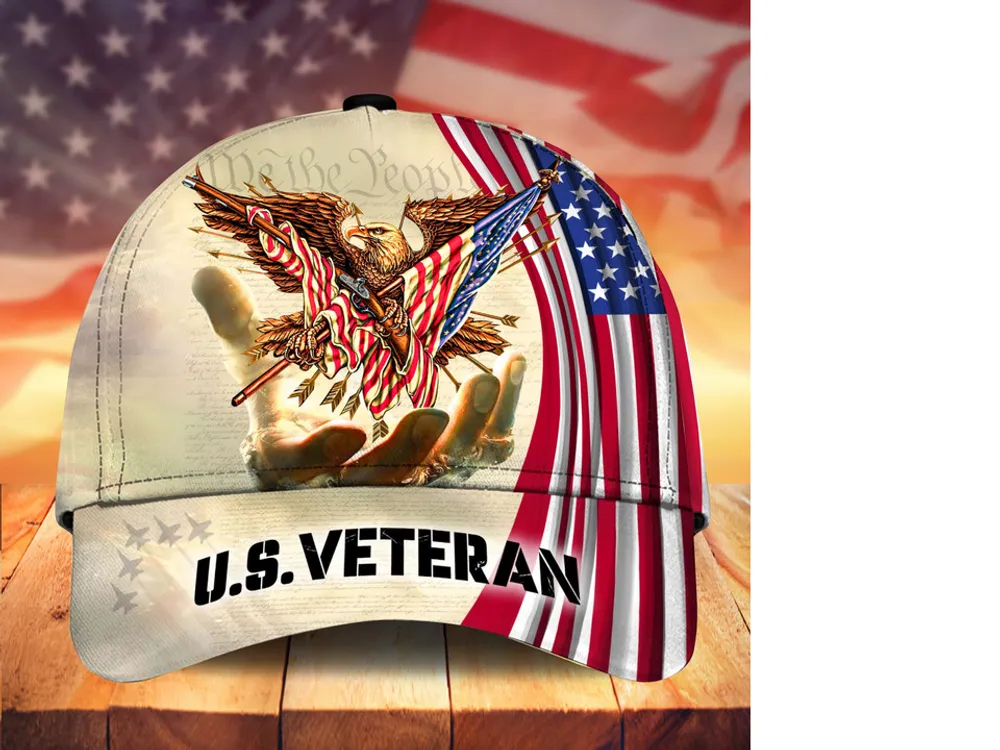 Premium Proudly Served US Veteran Cap