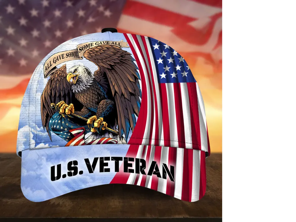 Premium Eagle US Veteran Cap