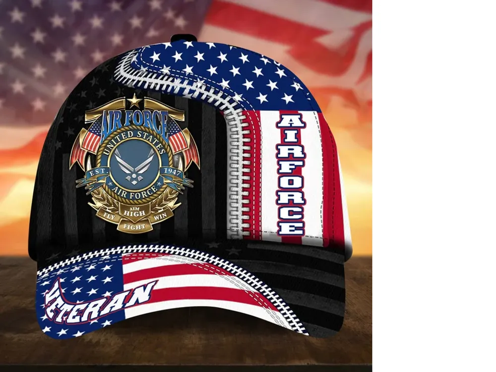 Unique Proudly Served US Veteran Cap