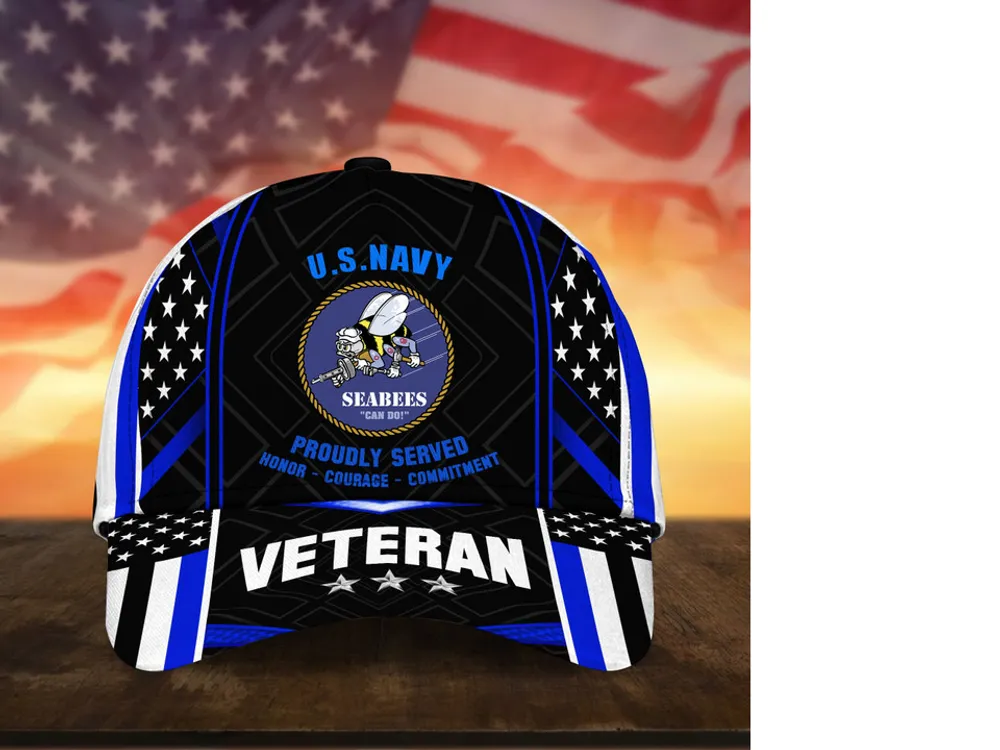 Premium U.S Multiple Service Veteran 3D Cap