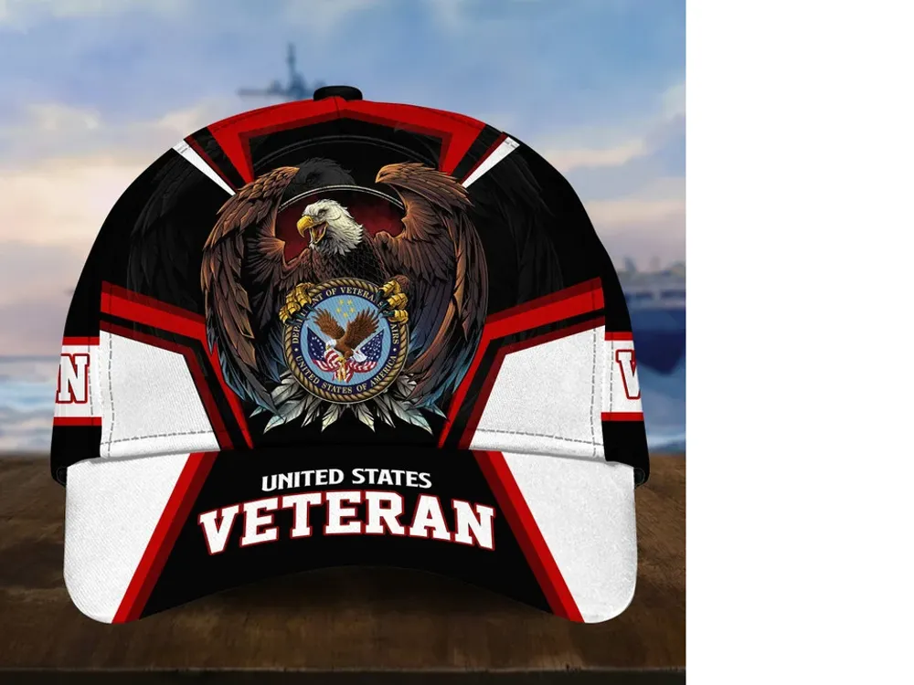 Premium Eagle US Veteran Cap