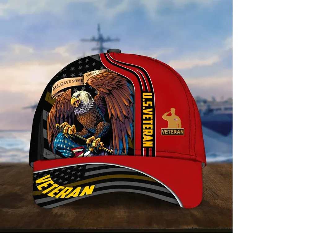 Premium Honoring All Who Served US Veteran Cap