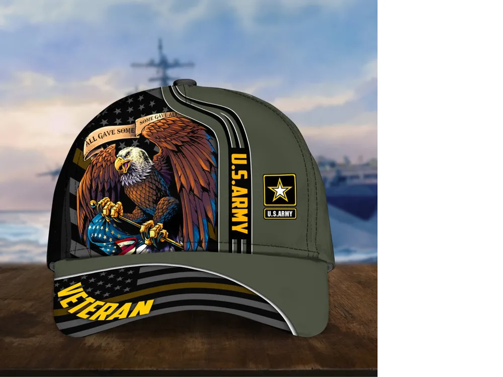 Premium Honoring All Who Served US Veteran Cap