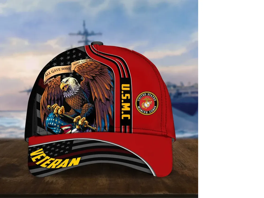 Premium Honoring All Who Served US Veteran Cap