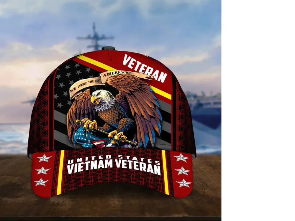 Premium Eagle US Veteran Cap