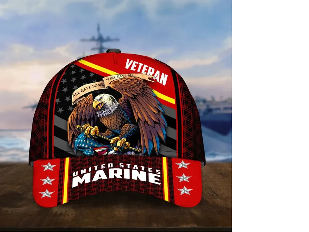 Premium Eagle US Veteran Cap