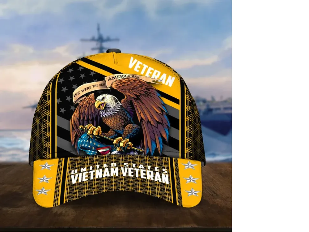 Premium Eagle US Veteran Cap