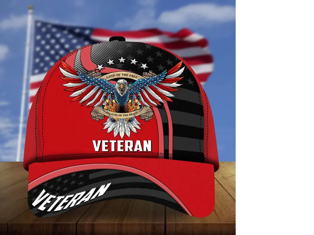 Premium Eagle US Veteran Cap