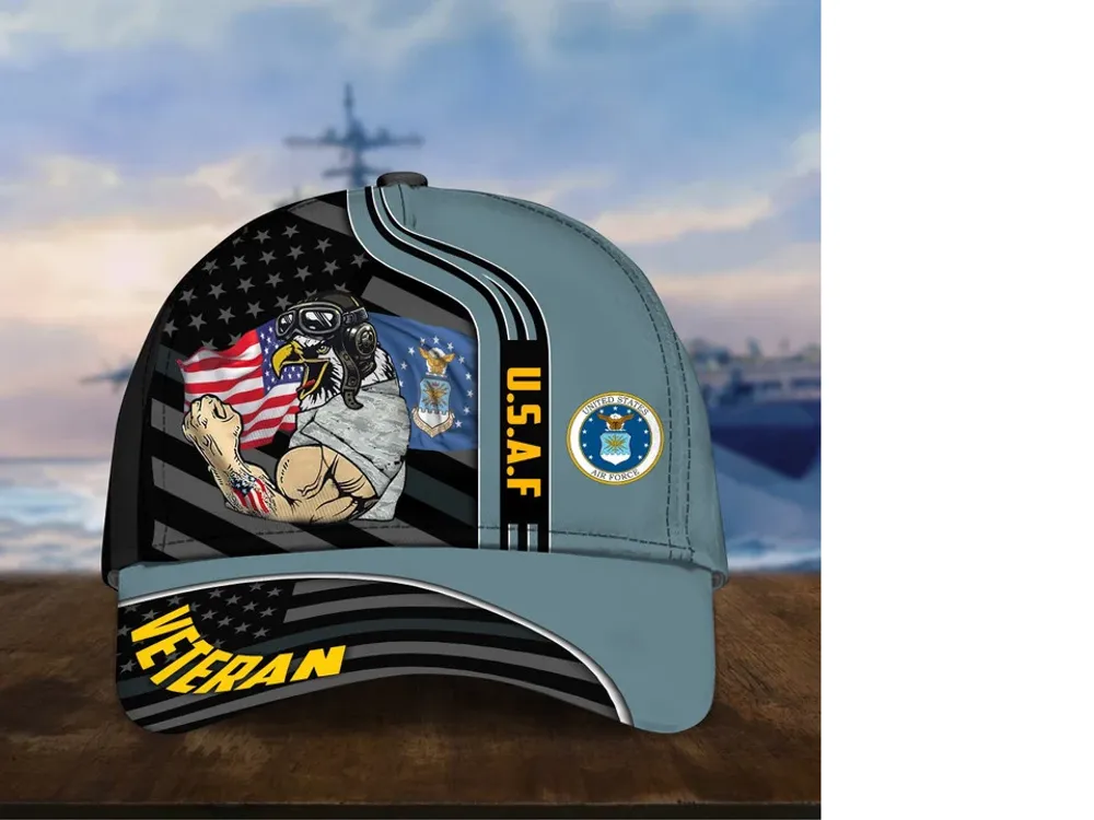 Premium Proud To Be A US Veteran Cap