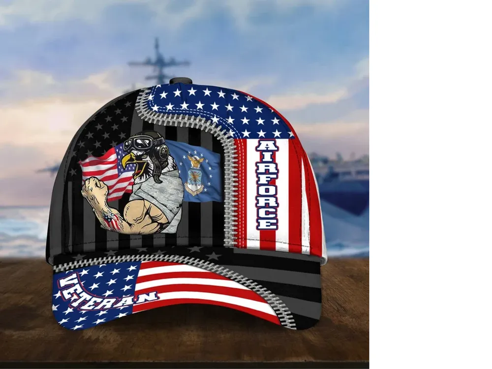 Premium Honoring All Who Served US Veteran Cap